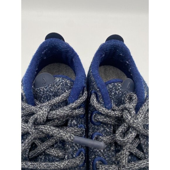 Allbirds Women’s Wool Runners Sneakers All Blue 7 0521 NV1 - Picture 3 of 7